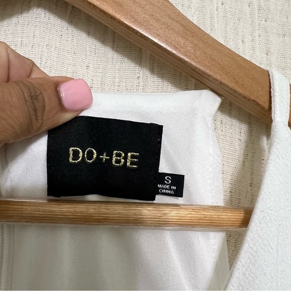 Do+Be White faux wrap dress size S - Picture 4 of 4